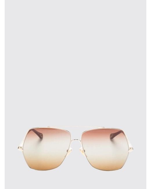 Chloé Natural ChloÉ Metal Sunglasses