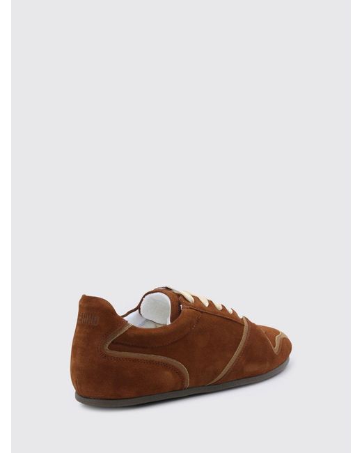 Moschino Couture Brown Suede Sneakers for men