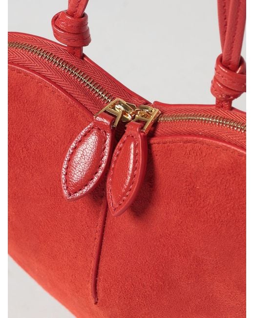 Alaïa Red Le Coeur Suede Bag