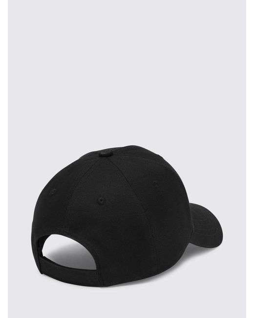 Philipp Plein Black Philipp Plein Cotton Baseball Cap With Logo for men