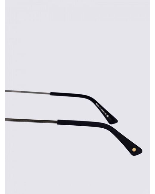Dita Eyewear White Metal Eyeglasses for men