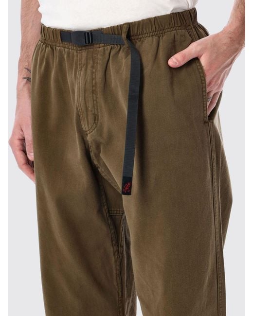 Gramicci Green Cotton Trousers for men