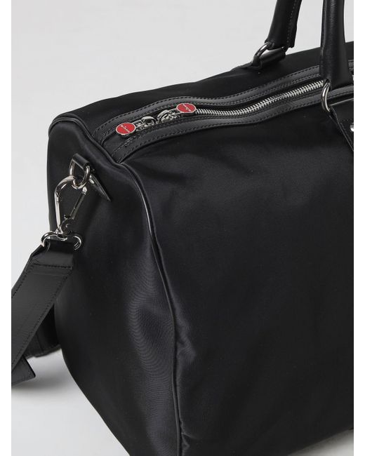 Kiton Black Travel Bag for men