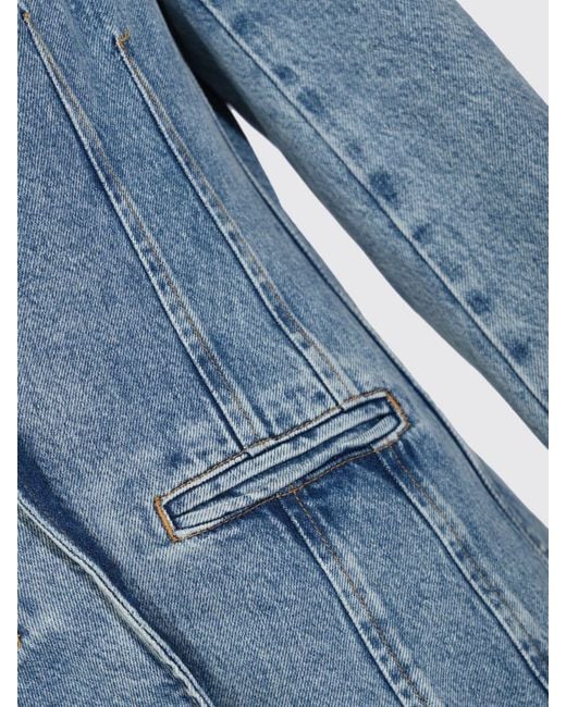 Patrizia Pepe Blue Denim Blazer