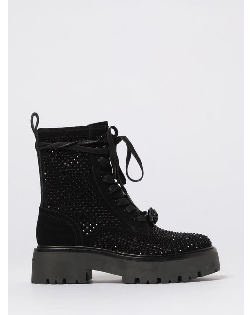 Kurt Geiger Black Flat Ankle Boot