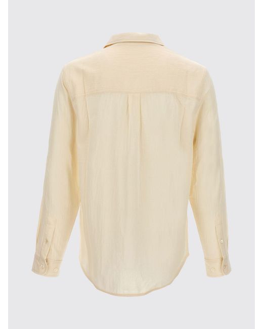 Séfr White Basic Cotton Shirt for men