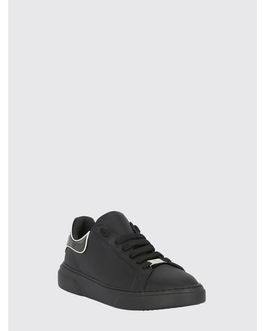 Philipp Plein Black Low-Top Trainers for men
