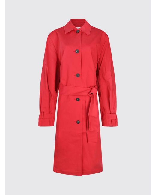 Totême Red Cotton Raincoat