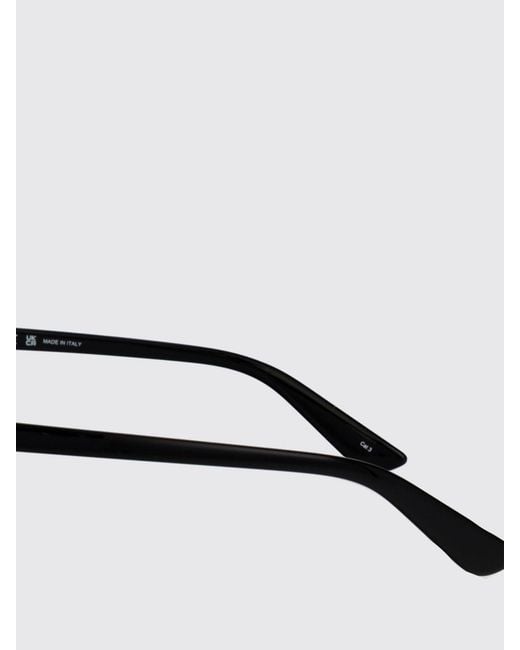 McQueen White Cat-Eye Sunglasses