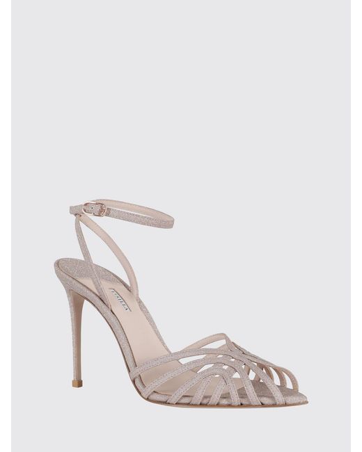Le Silla Natural Embrace Laminated Fabric Sandals