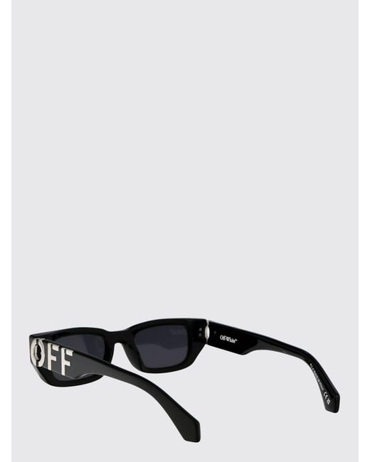 Off-White c/o Virgil Abloh Black Fillmore Acetate Sunglasses