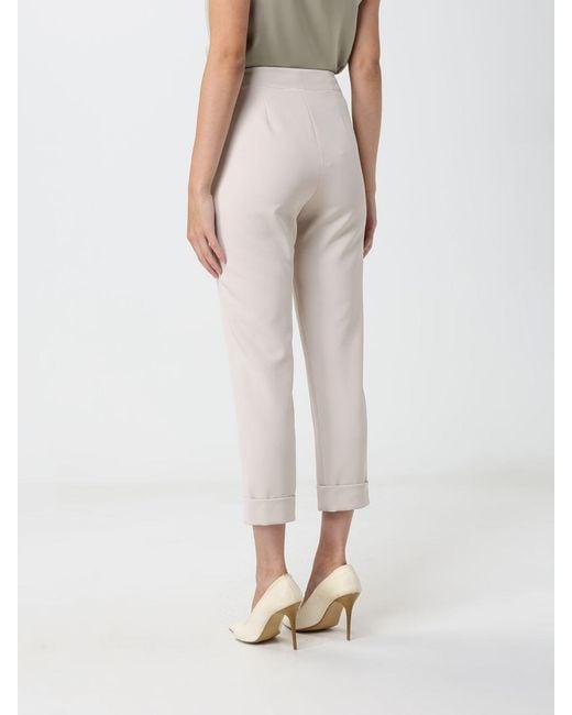 Hanita Pink Wide-Leg Tailored Crêpe Trousers With Mid-Rise Waist