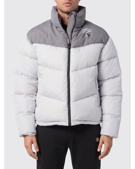 Philipp Plein Gray Jacket for men