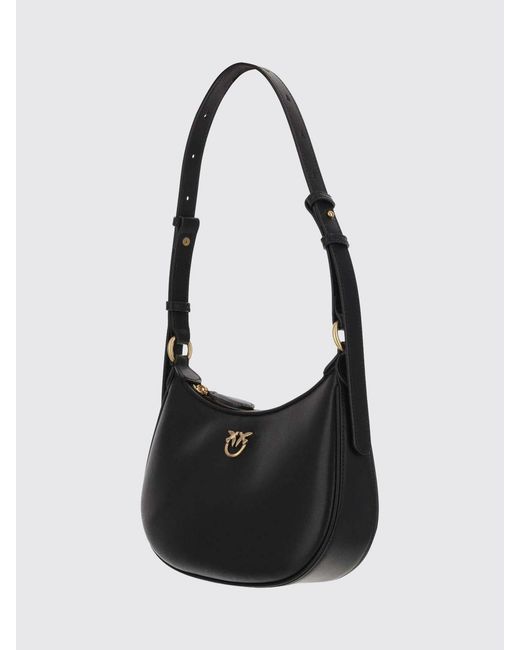 Pinko Black Love Bag Half Moon Simply