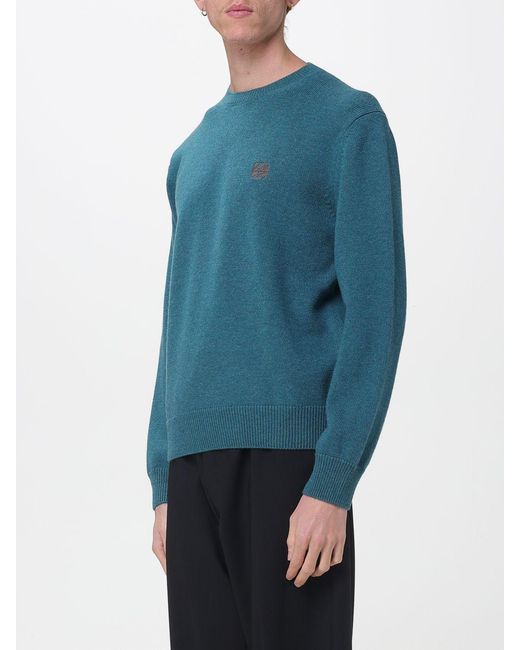 Pull Col Rond En Laine Loewe pour homme en coloris Blue