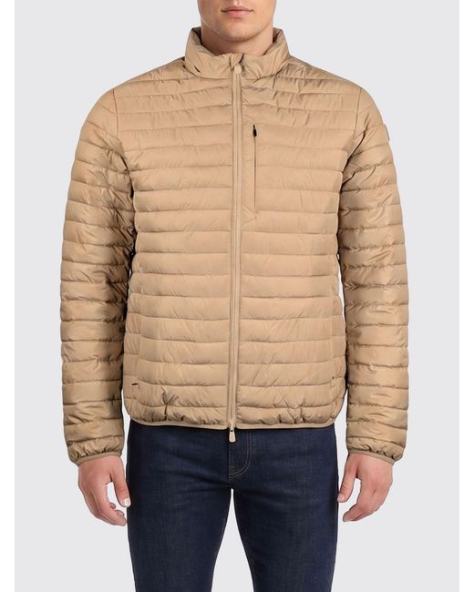 Save The Duck Blue Erion Padded Nylon Down Jacket for men