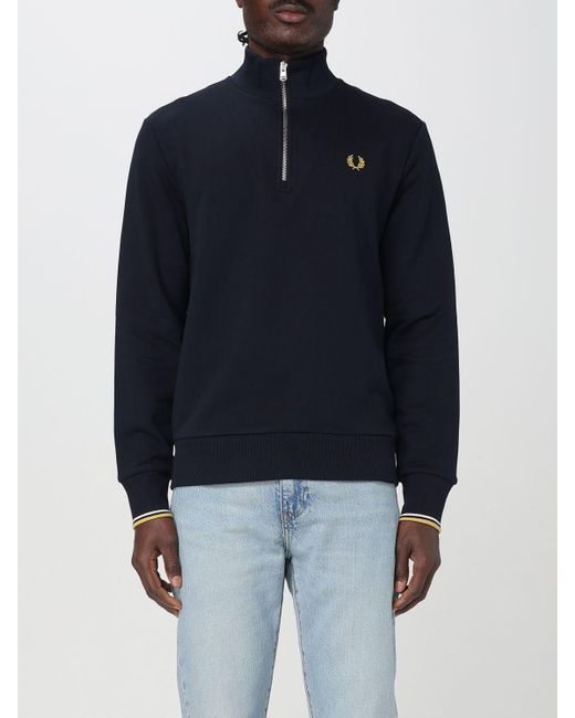 Fred Perry Blue Sweater for men