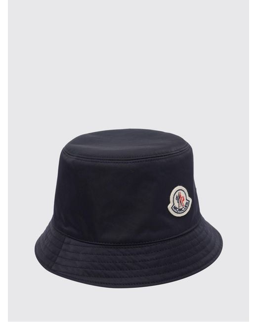 Moncler Natural Nylon Bucket Hat With Logo