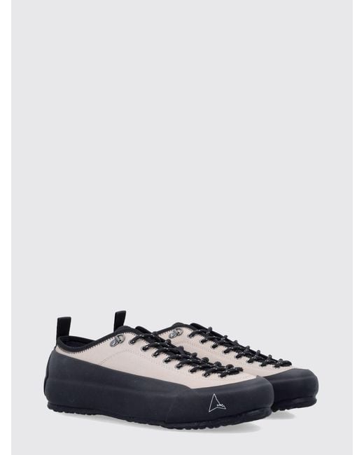 Roa White Tuff Cotton Canvas And Rubber Sneakers for men