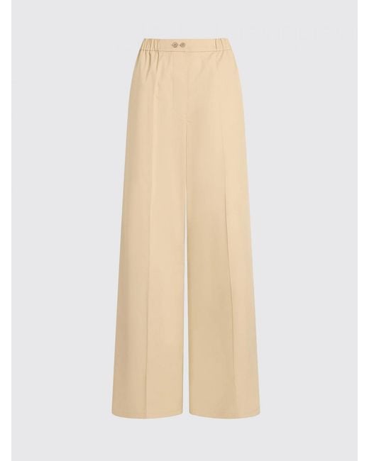 Patou Natural Organic Cotton Wide-Leg Pants