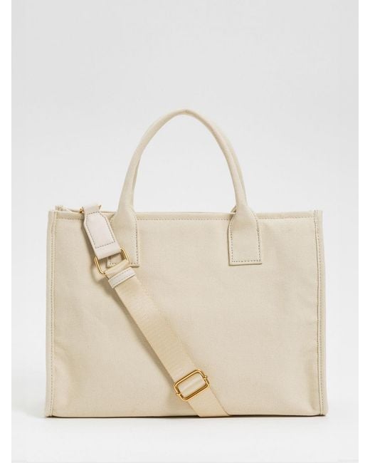 Twinset Natural Signature Canvas Bag
