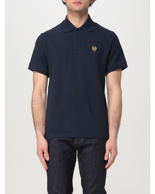 Belstaff Blue Polo Shirt for men