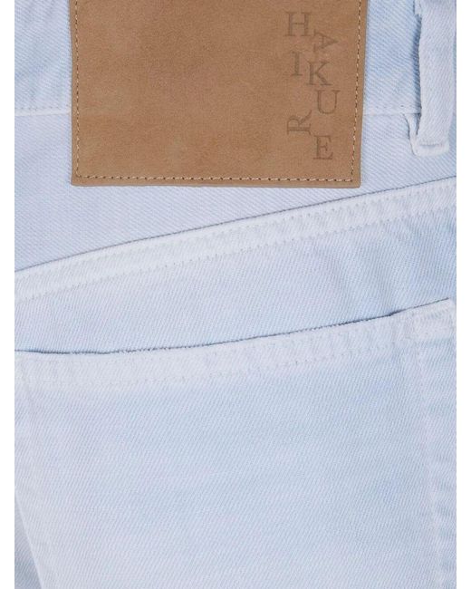 Haikure Blue Straight Denim Jeans