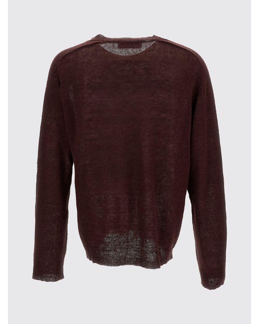 Our Legacy Brown Linen And Cotton Blend Pullover for men
