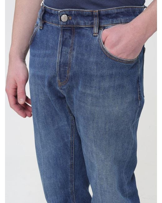 PT Torino Blue Straight Jeans for men
