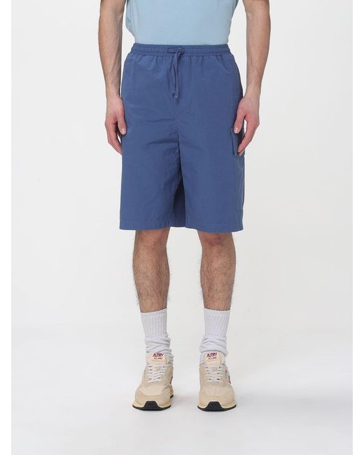 Autry Blue Twill Cargo Shorts for men