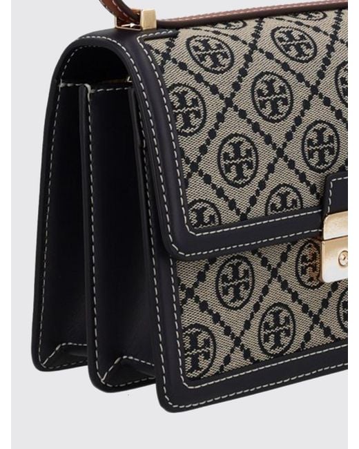 Tory Burch White T Monogram Shoulder Bag