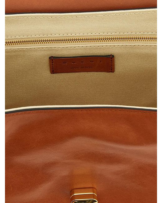 Marni Brown Aube E/W Shoulder Bag