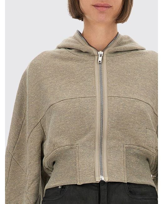 Rick Owens Gray Sweatshirt