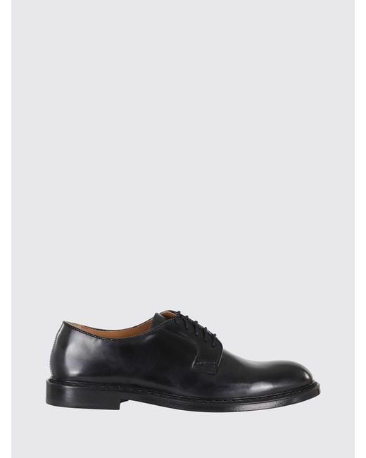 Doucal's White Brushed Leather Derby for men