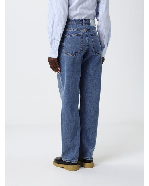 DUNST Blue Straight Cotton Denim Jeans By