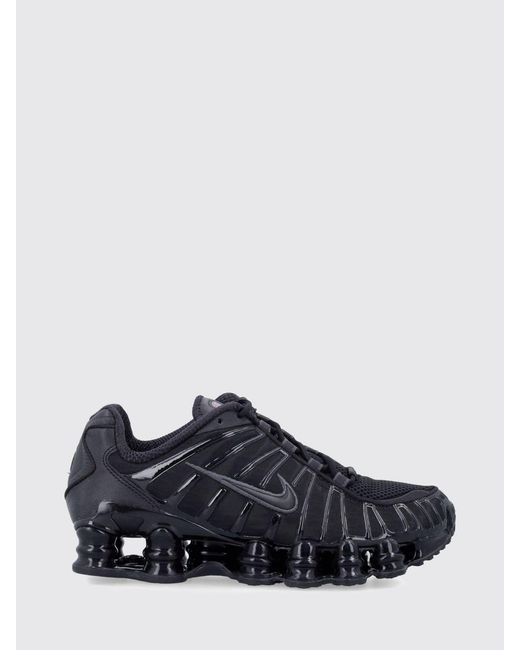 Nike Blue Mesh And Rubber Shox Tl Sneakers