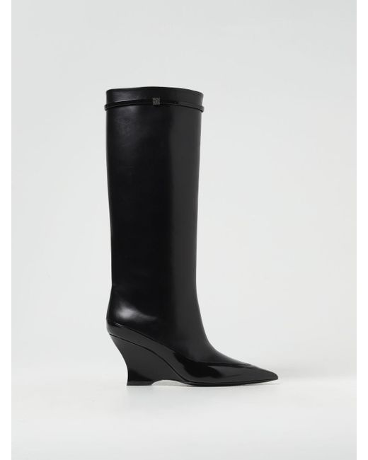 Givenchy Black Flat Ankle Boots