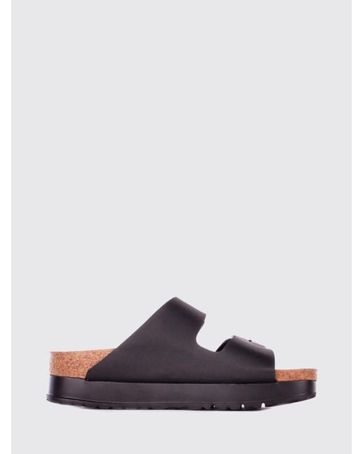 Birkenstock White Arizona Pap Flex Platform Sandal