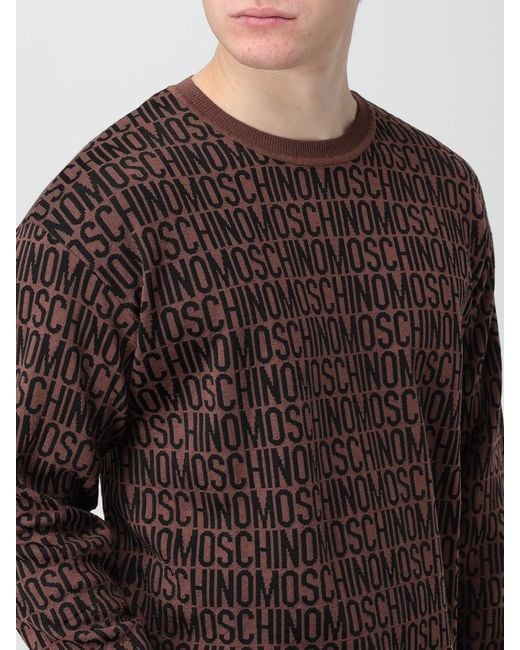 Pull Homme Moschino Couture pour homme en coloris Brown