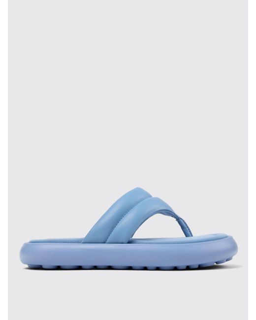 Camper Blue Flat Sandals