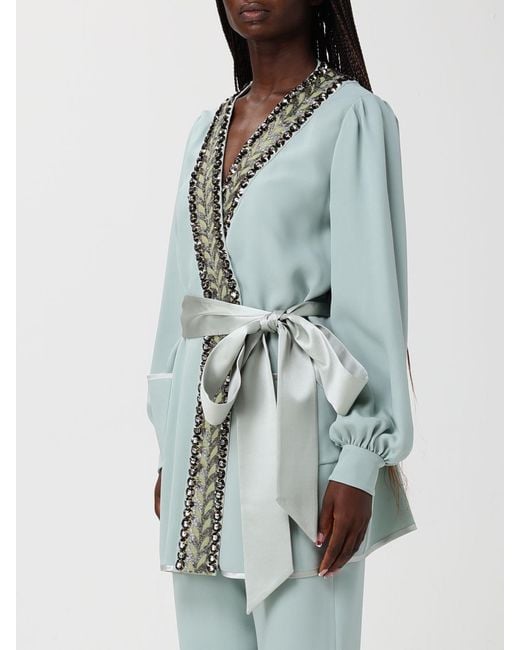 Valentino Green Couture Cady Kimono Jacket