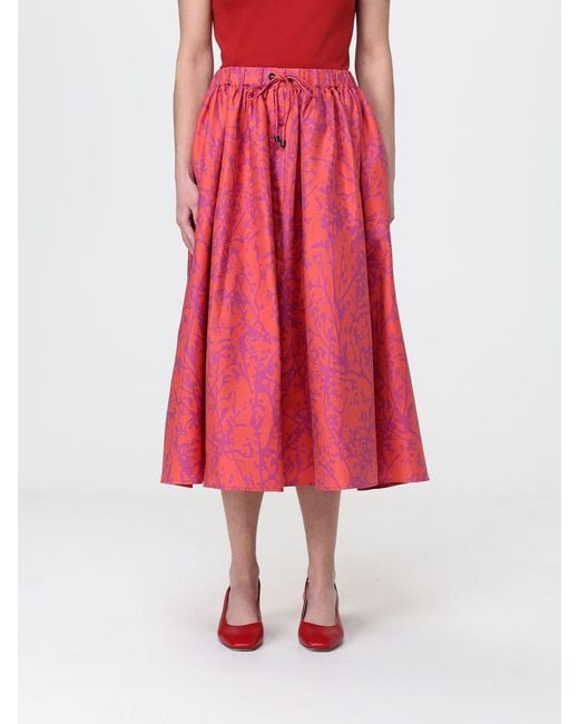 Max Mara Red Skirt
