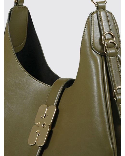 Ganni Green Handbag