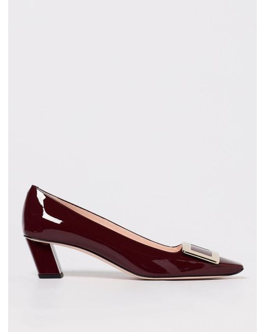 Décolleté Belle Vivier di Roger Vivier in Red