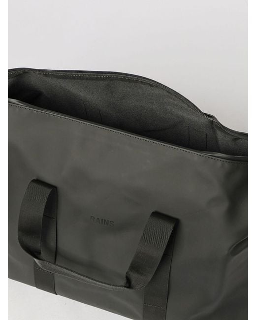 Rains Black Hilo Weekend Duffel Bag for men