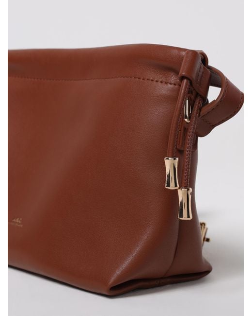 A.P.C. Brown Handtasche Damen
