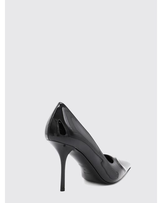 Alaïa Black 90 Pumps Aus Lackleder