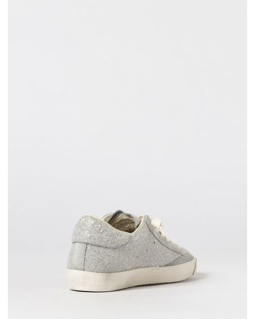 Philippe Model White Suede And Glitter Sneakers