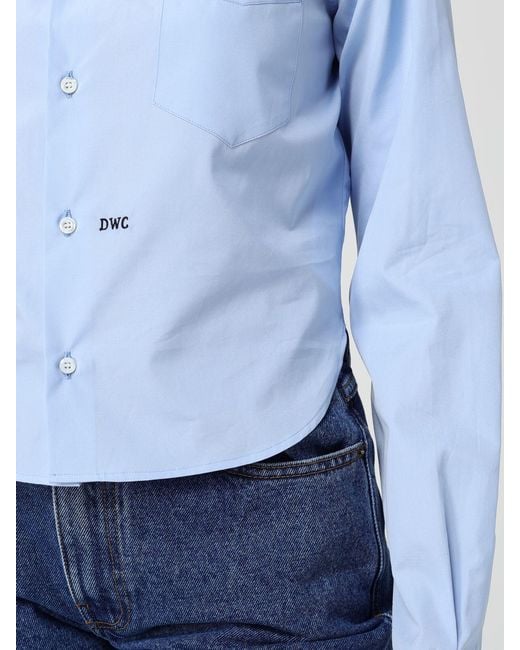 DSquared² Blue Cotton Shirt