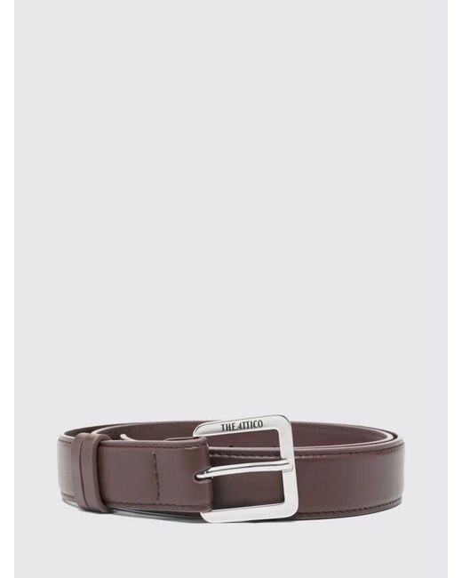 The Attico Brown Calf Leather Belt